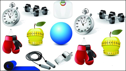 Sports icon vector material -2