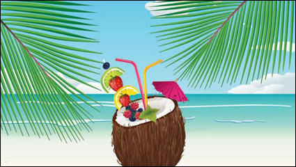 Cartoon drinks 03 - vector