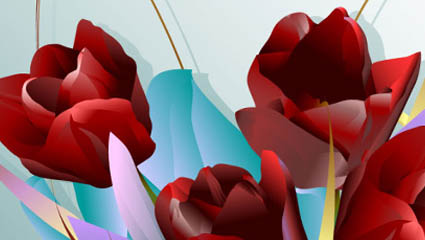 Vector Rose 04 - vector