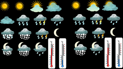 Fine weather icon 03 - vector