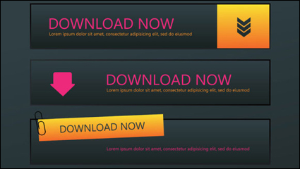 Exquisite buttons - vector