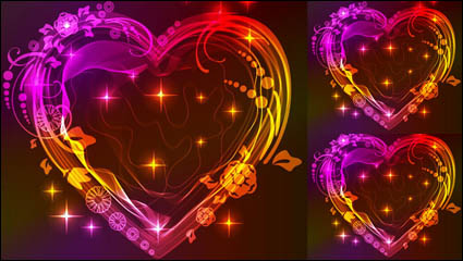 Valentine gorgeous light 05 -  Vector