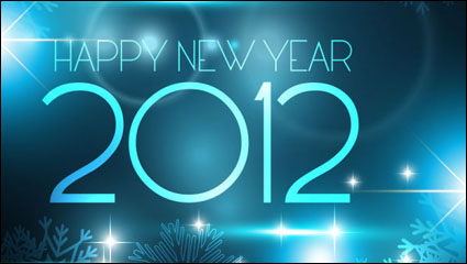 2012 starry background 01 - vector material