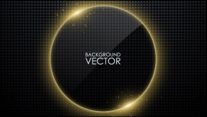 Glass texture border 05 - vector material