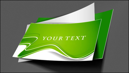 Trend card template 03 - vector material