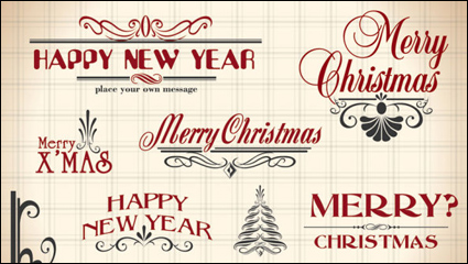 Creative Font - vector material