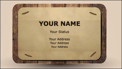 Retro card 01 - vector material