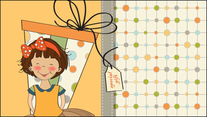 Cute cartoon illustrator 04 - vector material