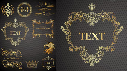 European pattern 02 - vector material