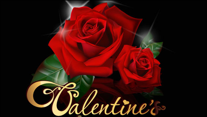 Retro Valentine card 05 - vector material