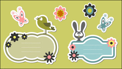 Cute cartoon 03. - Vector material