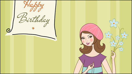 Cute cartoon illustrator 02 - vector material