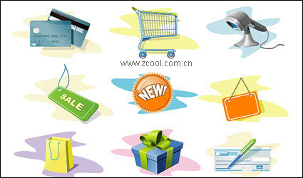 Credit card icon vector