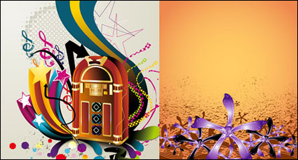 material retro-style vector illustration