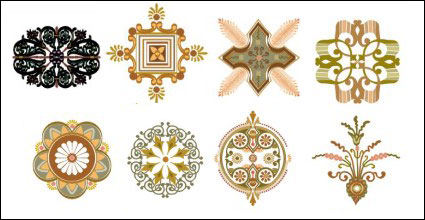 Chinese-style pattern vector material