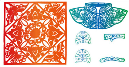 Classic clothing pattern, clothing design elements