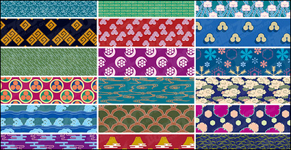 Classical vector graphics tiled background material-5