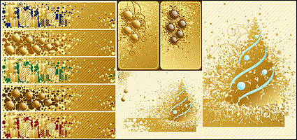 2008 Christmas vector material-2