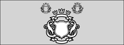 Shield crown banner
