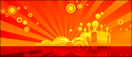Red theme vector