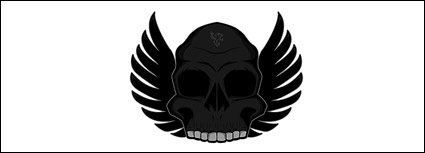 The trend of the skull with wings