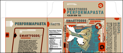 The trend of packaging design vector source material