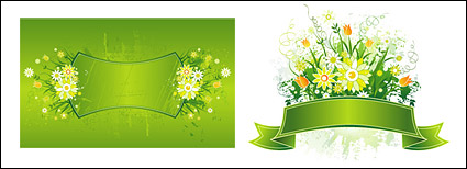 Spring patterns banner