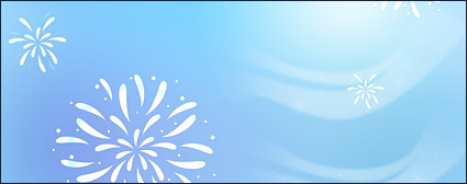 Summer Korean style background material layered psd-7