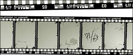 Vector nostalgic photo film material